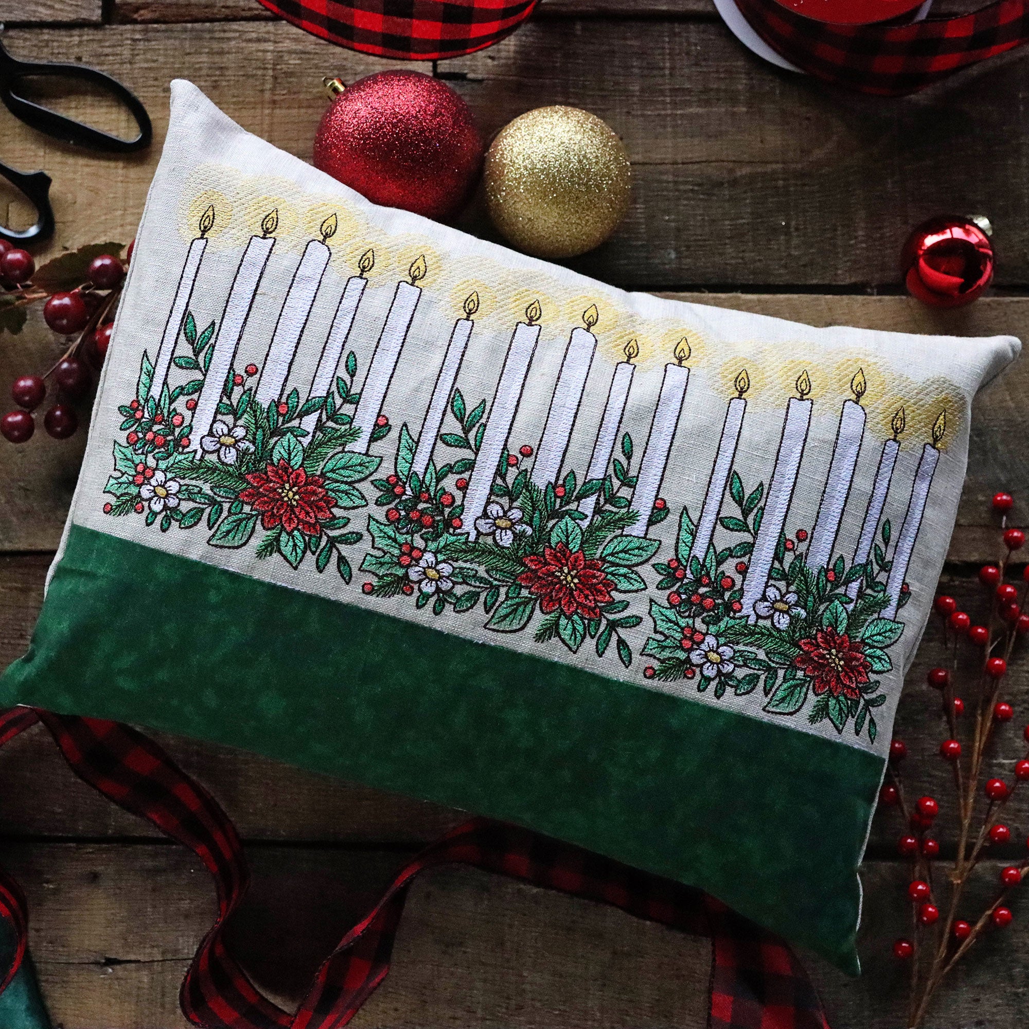 Holiday Candlelight Square Border - Image 6