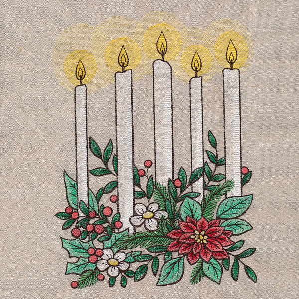 Holiday Candlelight Square Border - Image 7