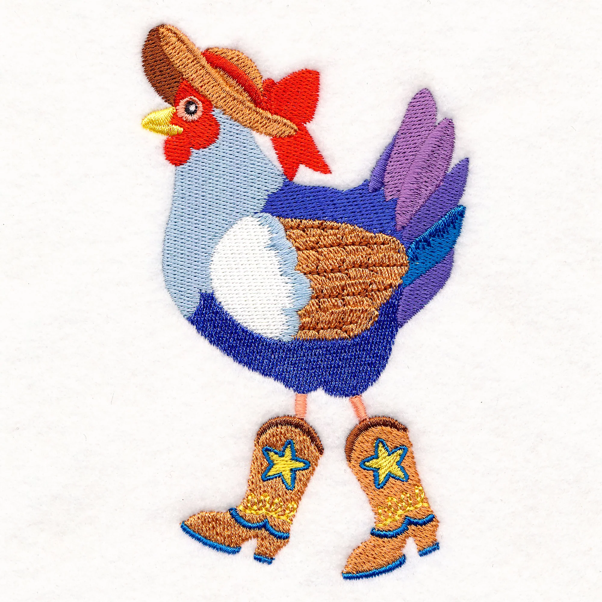 Sassy Cowgirl Hen in Boots - Image 5