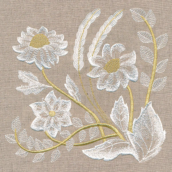 Elegance in Bloom Floral Square 2 - Image 2
