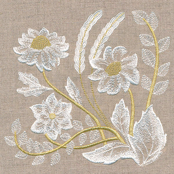 Elegance in Bloom Floral Square 2 - Image 3