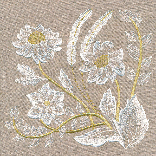Elegance in Bloom Floral Square 2 - Image 5