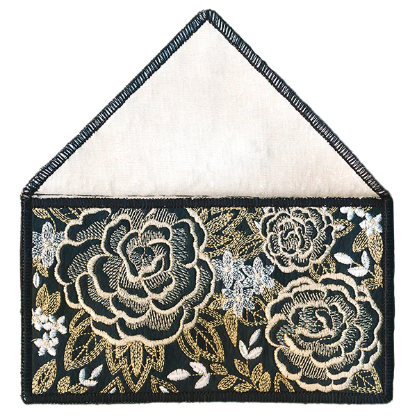 Elegant Floral Envelope Clutch (In-the-Hoop) - Image 10