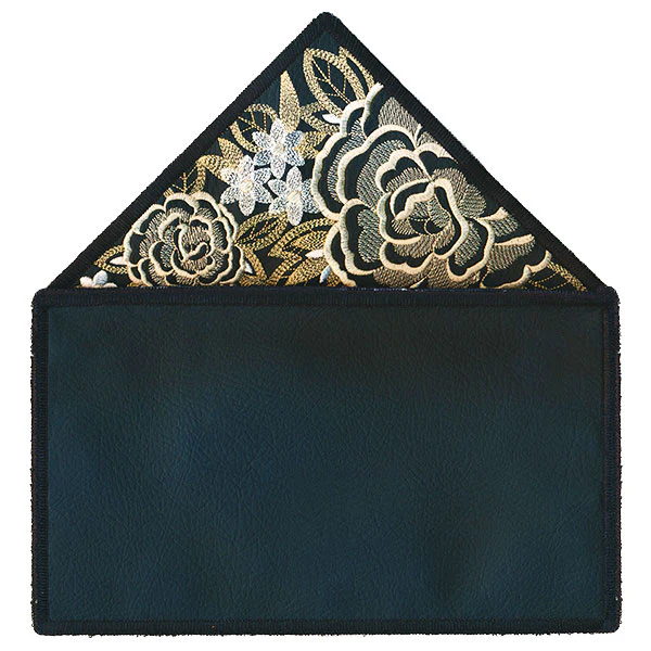 Elegant Floral Envelope Clutch (In-the-Hoop) - Image 3