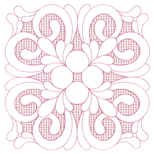 Elegant Flourishes - Beautiful Square (Trapunto) - Image 3