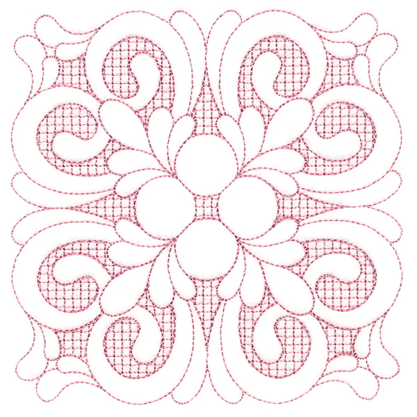 Elegant Flourishes - Beautiful Square (Trapunto) - Image 4