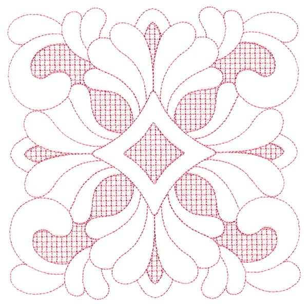 Elegant Flourishes - Delicate Square (Trapunto) - Image 3