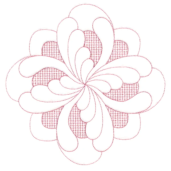 Elegant Flourishes - Exquisite Diamond (Trapunto) - Image 2