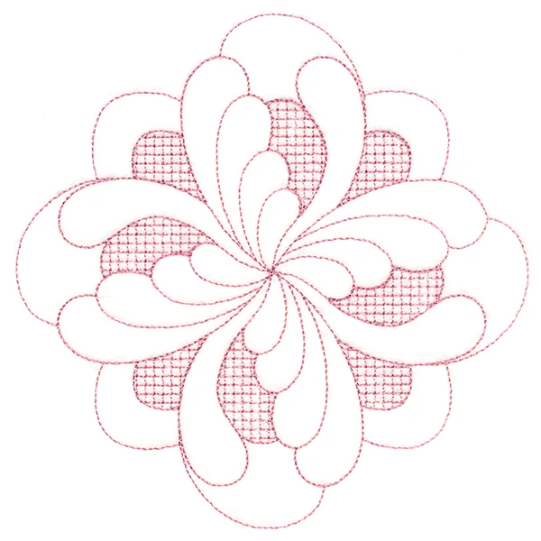 Elegant Flourishes - Exquisite Diamond (Trapunto) - Image 3
