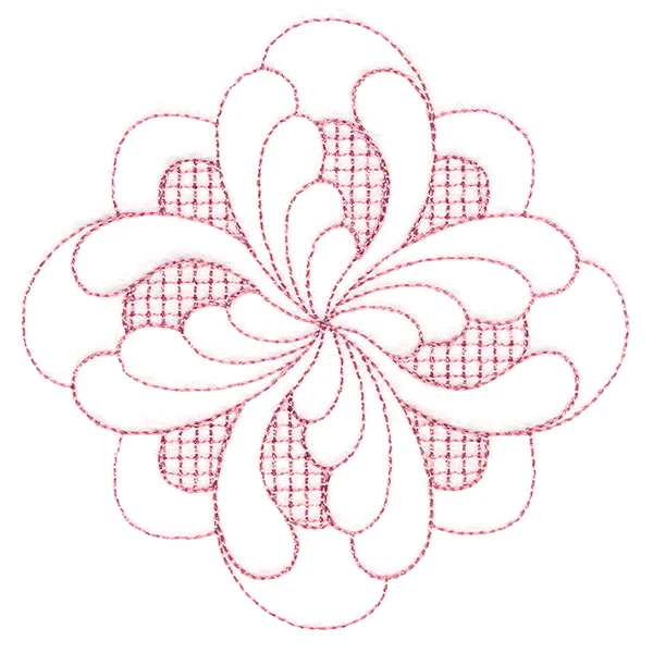 Elegant Flourishes - Exquisite Diamond (Trapunto) - Image 5