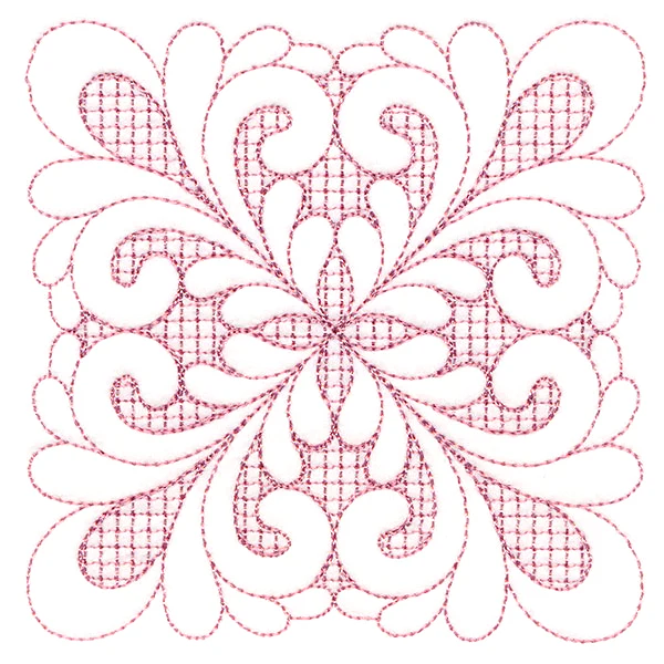 Elegant Flourishes - Pretty Square (Trapunto) - Image 9