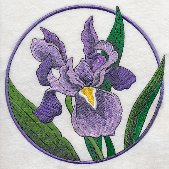 Elegant Flower Circle - Iris - Image 6