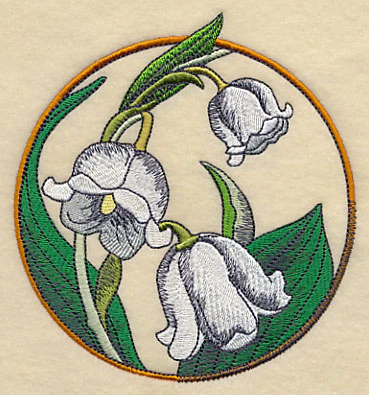 Elegant Flower Circle - Lily of the Valley - Image 4