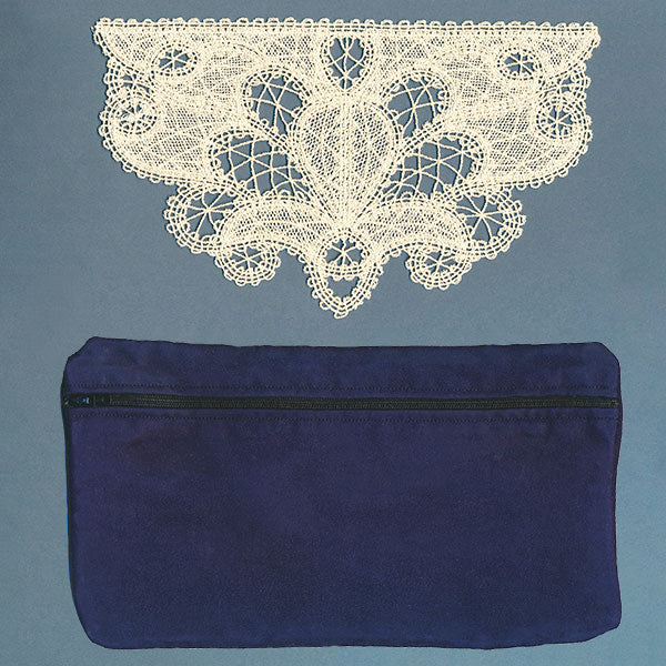 Elegant Lacy Lined Zipper Pouch (In-the-Hoop) - Image 12
