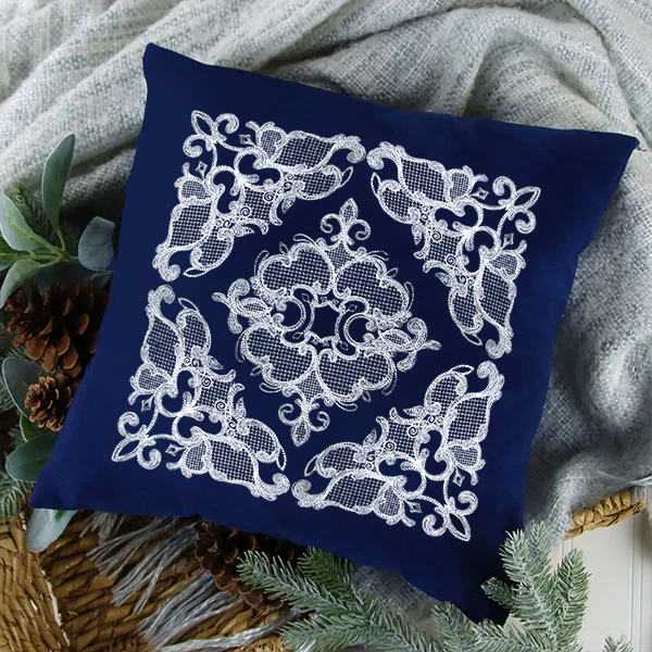 Elegant Swirls Corner (Whitework) - Image 4