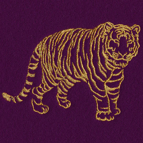 Elegant Tiger (Goldwork) - Image 4