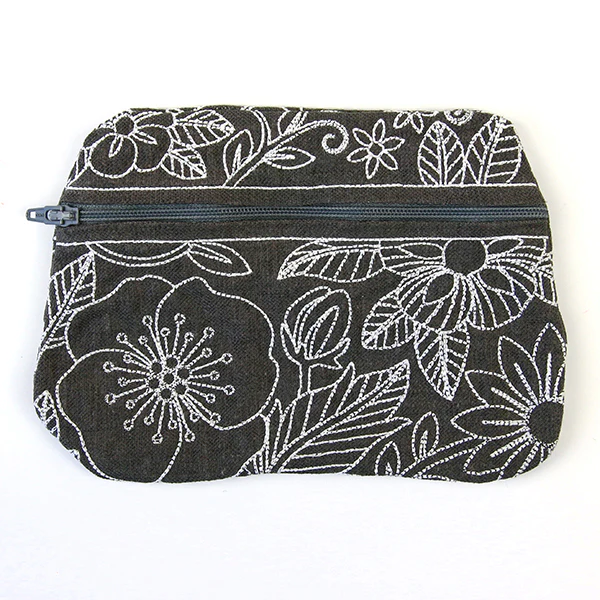 Enchanted Autumn Lined Zipper Pouch (In-the-Hoop) - Image 3