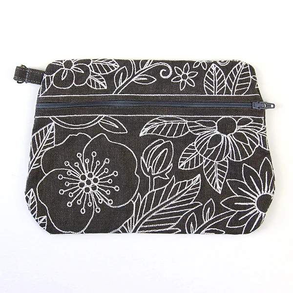 Enchanted Autumn Lined Zipper Pouch (In-the-Hoop) - Image 7