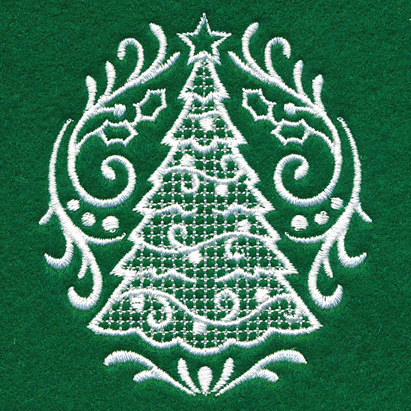 Exquisite Christmas Accent (Whitework) - Image 4