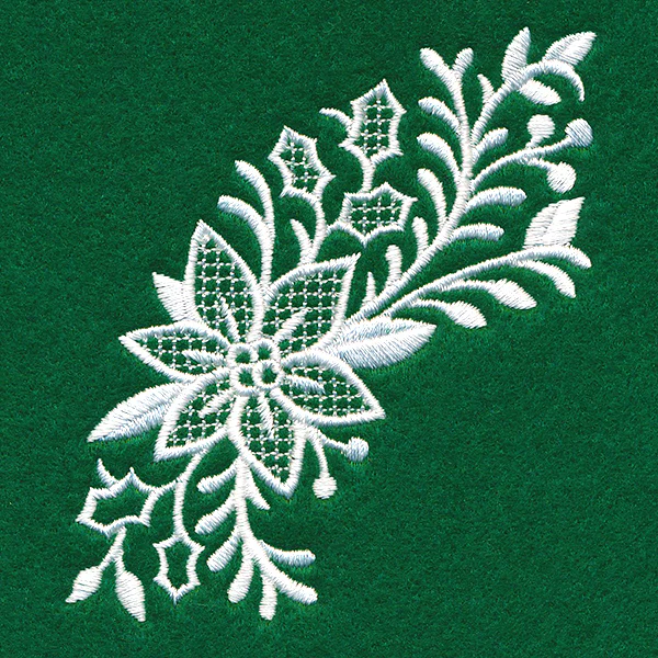 Exquisite Christmas Spray (Whitework) - Image 3