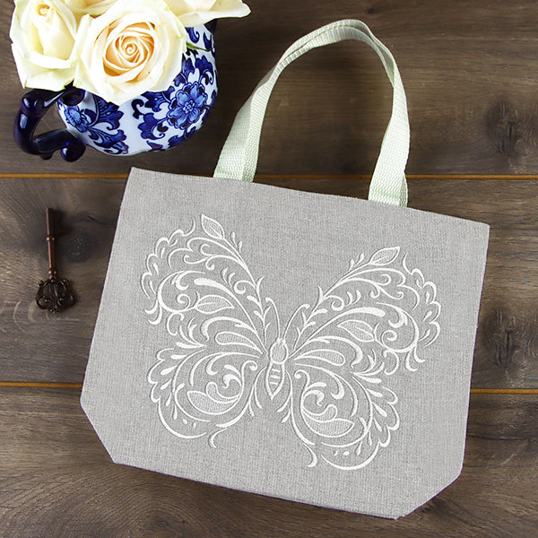 Exquisite Fluttering Butterfly (Whitework) - Image 6