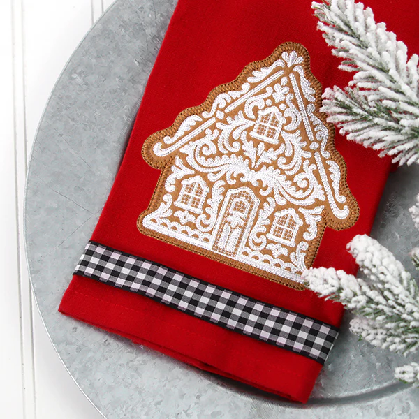 Exquisite Gingerbread House (Applique) - Image 6