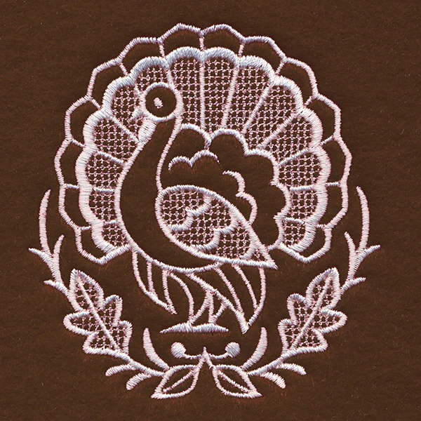 Exquisite Thanksgiving Accent (Whitework) - Image 3