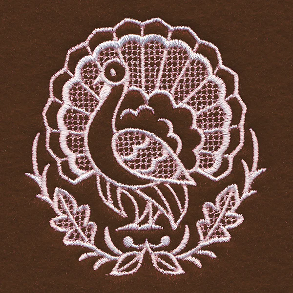 Exquisite Thanksgiving Accent (Whitework) - Image 4