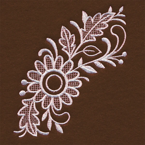 Exquisite Thanksgiving Spray (Whitework) - Image 2