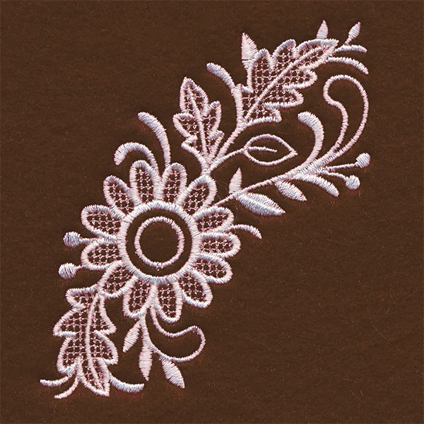 Exquisite Thanksgiving Spray (Whitework) - Image 3