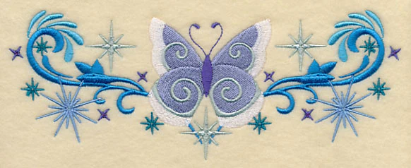 Fa La La Flutterby Border - Image 3