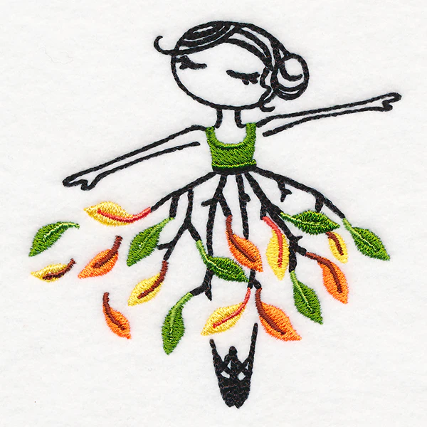 Falling Leaves Ballerina - Image 3