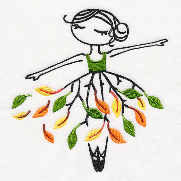 Falling Leaves Ballerina - Image 4