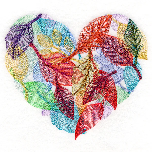 Falling Leaves Heart - Image 5