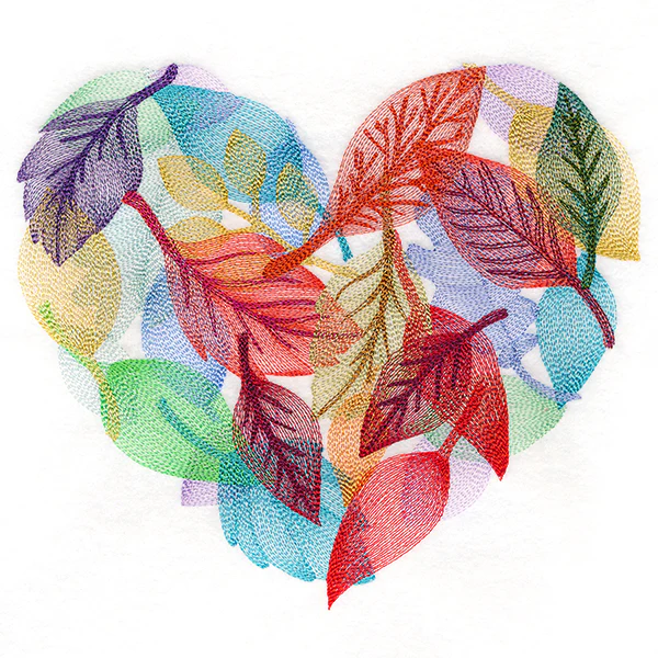 Falling Leaves Heart - Image 9