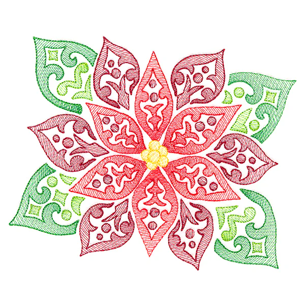 Fanciful Christmas Poinsettia - Image 3