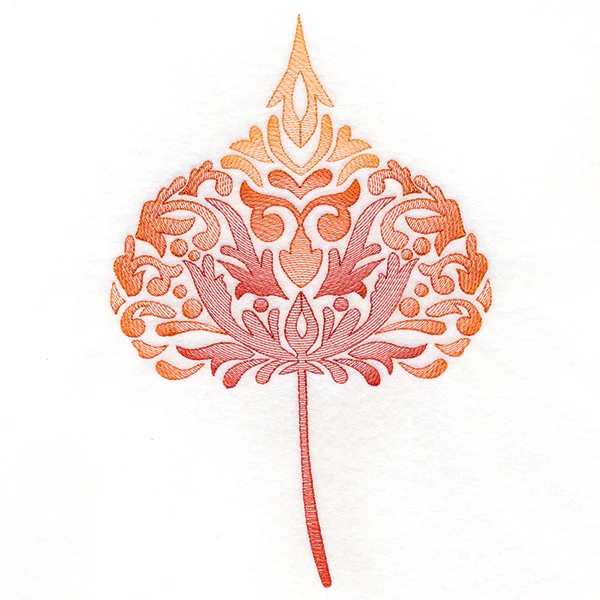Fanciful Fall Cottonwood Leaf - Image 5