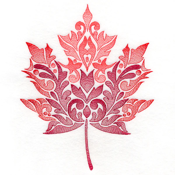 Fanciful Fall Maple Leaf - Image 9