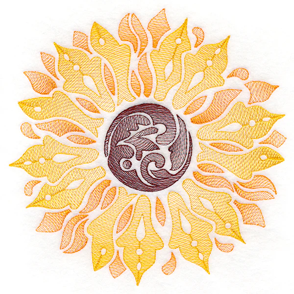 Fanciful Fall Sunflower