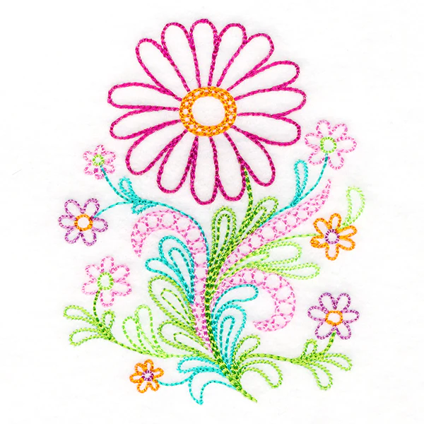 Fanciful Floral Bouquet (Vintage) - Image 4