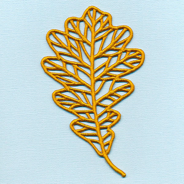 Fancy Autumn Oak Leaf (Lace) - Image 3