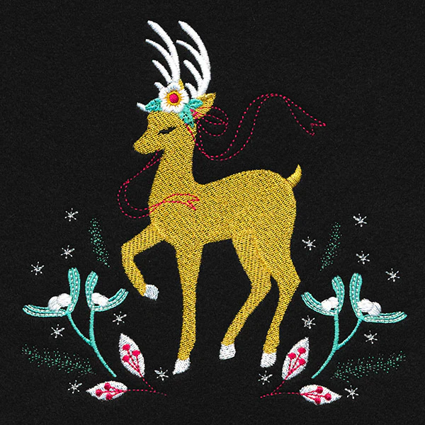 Fancy Frolicking Reindeer 1 - Image 4