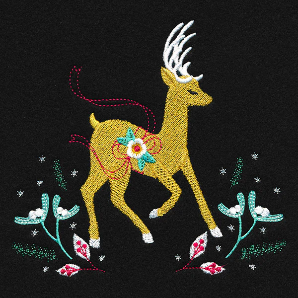 Fancy Frolicking Reindeer 3 - Image 2
