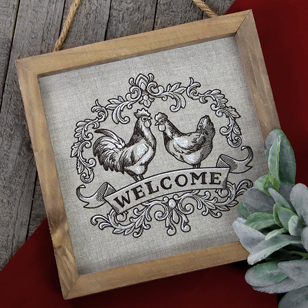 Fancy Welcome Chicken Crest - Image 2