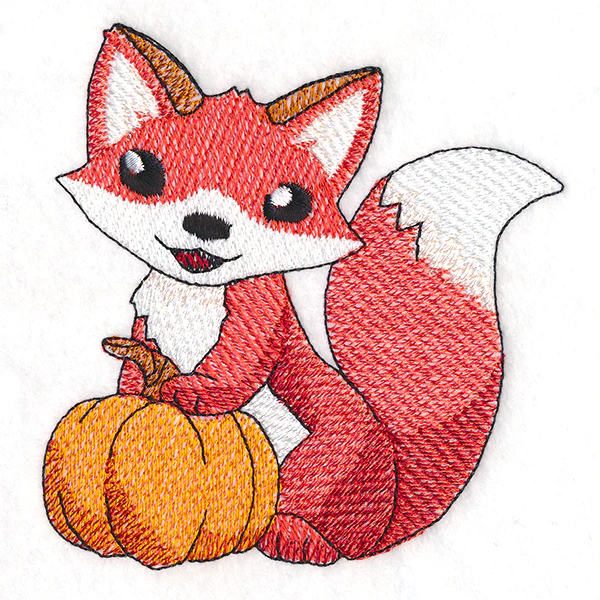 Fantastic Fox with Pumpkin - Image 3