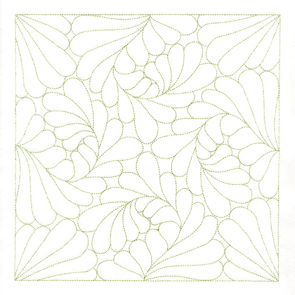 Feather Quilting Square 2 (Double Run) - Image 6
