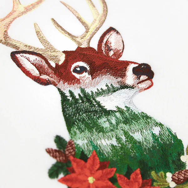 Festive Deerscape in Watercolor - Image 2