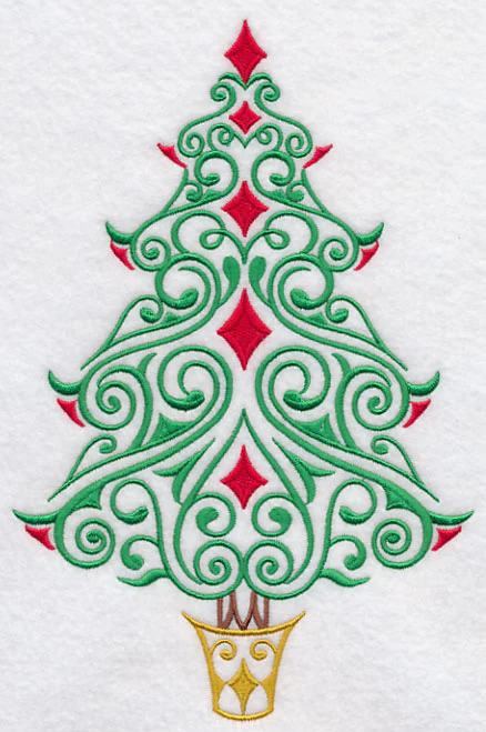 Festive Filigree Christmas Tree 1 - Image 5