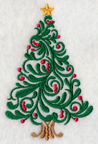 Festive Filigree Christmas Tree 2 - Image 3