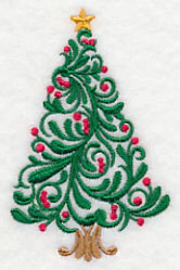 Festive Filigree Christmas Tree 2 - Image 4